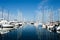 Harbuor with yachts and sailboats Saint Tropez