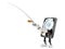 Hard disk character with fishing rod