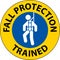 Hard Hat Decals, Fall Protection Trained