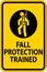 Hard Hat Decals, Fall Protection Trained