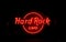 Hard Rock Cafe Red Neon Signage