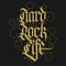 Hard Rock Music Lettering Slogan for t-shirt. vector