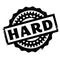 Hard rubber stamp