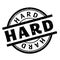 Hard rubber stamp