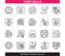 Hard Skills editable stroke icon set