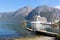 Hardangerfjord with a beautiful cruise ship