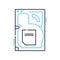 harddrive line icon, outline symbol, vector illustration, concept sign