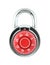 Hardened steel padlock