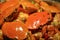 hardshell crab pot, delicious food