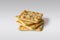 Hardtack or hard tack - dry cookies like crackers, with a long shelf life