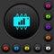 Hardware acceleration dark push buttons with color icons