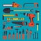 Hardware tools set