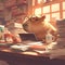Hardworking Hamster - Perfect for Marketing and Business Imagery