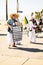 Hare Krishnas on the Venice Beach Boardwalk