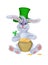 Hare-leprechaun in the day of sainted Patrick