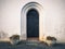 Harkeberga - March 29, 2018: Door of the medieval church of Harkeberga, Sweden