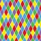 Harlequin particoloured seamless pattern VI