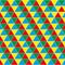 Harlequin\\\'s polychromatic mosaic bright cheerful seamless pattern