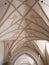 Harman, Romania, July 2017: Harman fortified Church ceiling