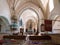 Harman, Romania, July 2017: Harman fortified Church interior in