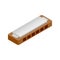 Harmonica isometric 3d icon