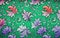 Harmonious Blooms, Seamless Colorful Floral Background Pattern, Generative Ai