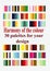 Harmonious color palettes for design