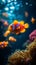 Harmonious underwater spectacle Colorful fish in vibrant marine world