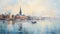 Harmony Along the Elbe: Impressionistic Bliss in Hamburg\\\'s River