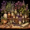 Harmony from the Earth: A Captivating Display of Herbal Remedies
