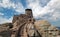 Harney Peak Fire Lookout Tower in Custer State Park in the Black Hills of South Dakota