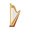 Harp flat vector