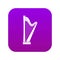 Harp icon digital purple