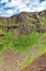 The Harp, part of the Amphitheatre, from Port Reostan, Giants Causeway