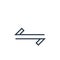 harpoon icon vector from arrows concept. Thin line illustration of harpoon editable stroke. harpoon linear sign for use on web and