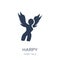 Harpy icon. Trendy flat vector Harpy icon on white background fr