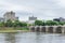 Harrisburg, Pennsylvania from city island across the susquehanna