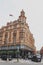 Harrods, the luxury department store located on Brompton Road in Knightsbr