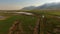 Hart Mountain Warner Peak Lake County Oregon aerial view