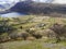 Hartsop hamlet with fields and Brothers Water