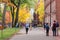 Harvard Campus in Fall