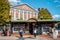 Harvard square , The main sqaure of Harvard university in Boston , Massachusetts , United States of America