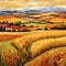 Harvest Symphony: Vibrant and Diverse Agricultural Landscape