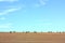 Harvested crops and clear skies