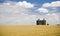 Harvested Fields with Silo