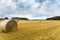 Harvested Hay field