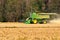 Harvesting soybeans