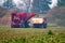 Harvesting of sugar-beets in Brummen, the Netherlands