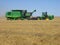 Harvesting wheat