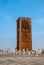 The Hasan tower, minaret of the Hassan mosque in Rabat